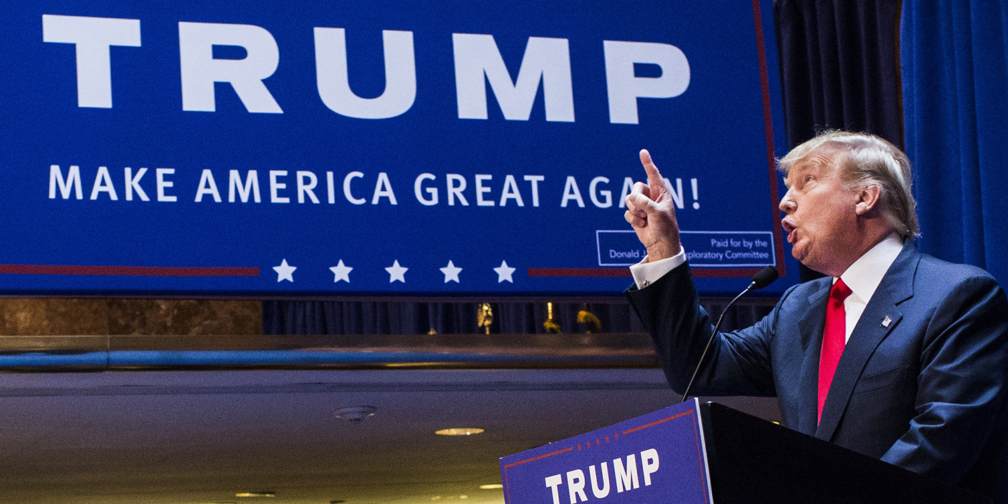 Donald Trump Makes Announcement At Trump Tower